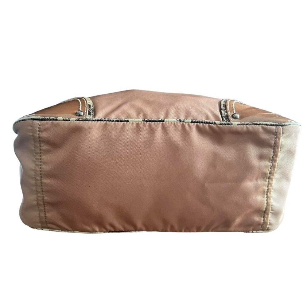 PRADA: Pale Pink/Salmon Handbag #1245 - Picture 3 of 8
